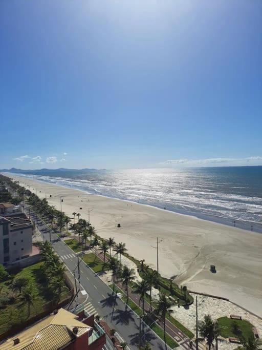 Apartamento Frente Para O Mar 6 Pessoas Com Estacionamento Praia Grande  Bagian luar foto